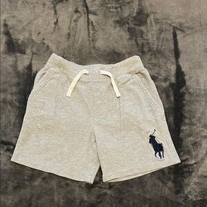 Polo by Ralph Lauren Gray boys Shorts size 6. Drawstring. Cotton.